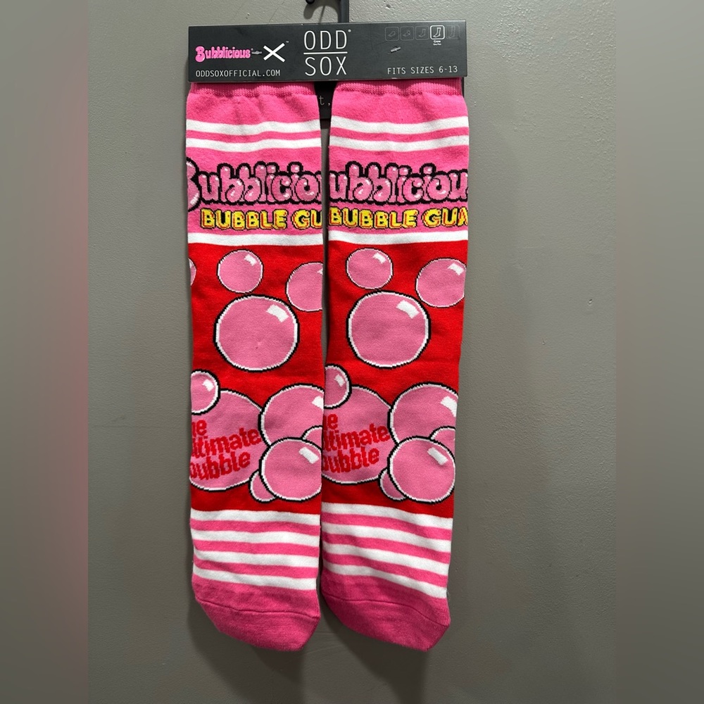 Bubblelicious, odd Sox brand new I have a sock collection and I have too many